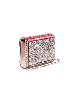 Detail View - Click To Enlarge - JIMMY CHOO - 'Candy' colourblock glitter acrylic clutch