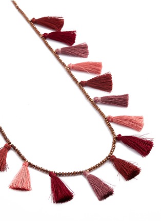 Detail View - Click To Enlarge - KENNETH JAY LANE - Tassel necklace