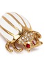 Detail View - Click To Enlarge - KENNETH JAY LANE - Glass crystal stripe beetle pin