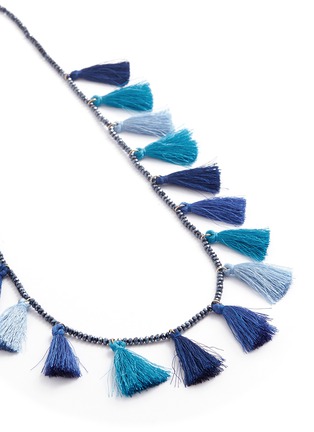 Detail View - Click To Enlarge - KENNETH JAY LANE - Tassel necklace