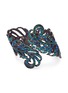 Main View - Click To Enlarge - KENNETH JAY LANE - Glass crystal peacock feather shaped cuff