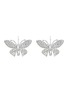 Main View - Click To Enlarge - KENNETH JAY LANE - Glass crystal butterfly earrings