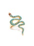 Main View - Click To Enlarge - KENNETH JAY LANE - Embellished snake ring