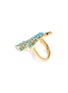 Figure View - Click To Enlarge - KENNETH JAY LANE - Embellished snake ring