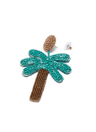 Detail View - Click To Enlarge - KENNETH JAY LANE - Beaded palm tree drop earrings