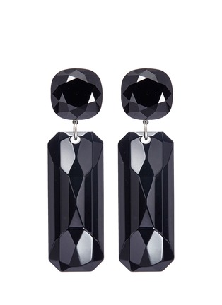 Main View - Click To Enlarge - KENNETH JAY LANE - Glass crystal geometric drop earrings