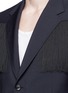 Detail View - Click To Enlarge - GUCCI - Fringe trim mohair-wool blazer