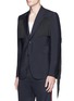 Front View - Click To Enlarge - GUCCI - Fringe trim mohair-wool blazer