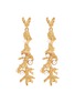 Main View - Click To Enlarge - KENNETH JAY LANE - Glass pearl crystal branch drop earrings