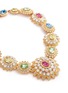 Detail View - Click To Enlarge - KENNETH JAY LANE - Glass crystal floral station necklace