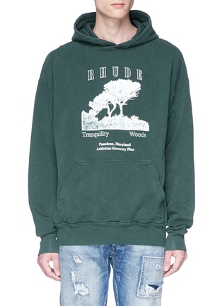 Main View - Click To Enlarge - RHUDE - 'Tranquility' graphic print hoodie