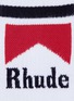 Detail View - Click To Enlarge - RHUDE - Logo intarsia socks