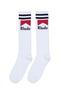 Main View - Click To Enlarge - RHUDE - Logo intarsia socks