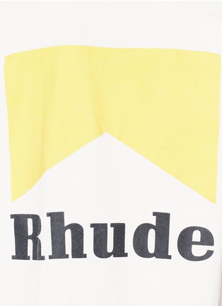 Detail View - Click To Enlarge - RHUDE - 'Cigarette' logo print T-shirt