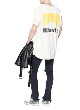 Figure View - Click To Enlarge - RHUDE - 'Cigarette' logo print T-shirt