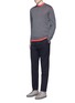 Figure View - Click To Enlarge - PS PAUL SMITH - Standard fit drawstring corduroy pants