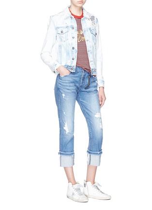 Figure View - Click To Enlarge - 72877 - 'Steppe' ripped denim jacket