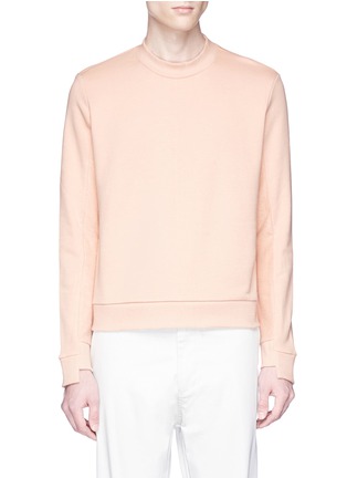 Main View - Click To Enlarge - SAFE SUNDAY X LANE CRAWFORD - Reverse panel staggered cuff sweatshirt