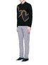 Figure View - Click To Enlarge - PS PAUL SMITH - 'Chain-link Heart' Merino wool sweater