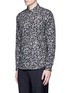 Front View - Click To Enlarge - PS PAUL SMITH - 'Paper Dot' print cotton shirt