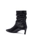 Detail View - Click To Enlarge - STUART WEITZMAN - 'Demibenatar' ruched leather ankle boots