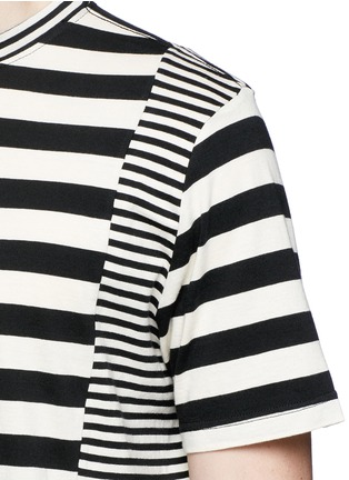Detail View - Click To Enlarge - PS PAUL SMITH - Stripe cotton T-shirt