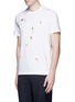 Front View - Click To Enlarge - PS PAUL SMITH - 'Tablet' print cotton T-shirt