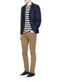 Figure View - Click To Enlarge - PS PAUL SMITH - Heart jacquard cotton-wool blazer