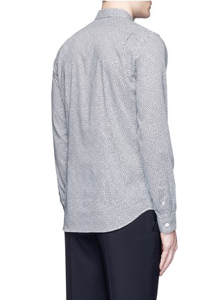 Back View - Click To Enlarge - PS PAUL SMITH - 'Mini Heart' print cotton poplin shirt
