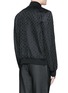 Back View - Click To Enlarge - PS PAUL SMITH - 'Chain-Link Heart' jacquard bomber jacket
