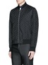 Front View - Click To Enlarge - PS PAUL SMITH - 'Chain-Link Heart' jacquard bomber jacket