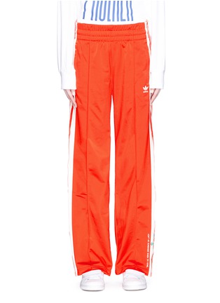 Main View - Click To Enlarge - ADIDAS - Floral embroidered track pants