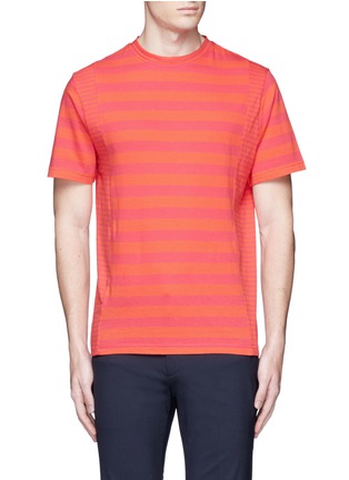 Main View - Click To Enlarge - PS PAUL SMITH - Stripe cotton T-shirt