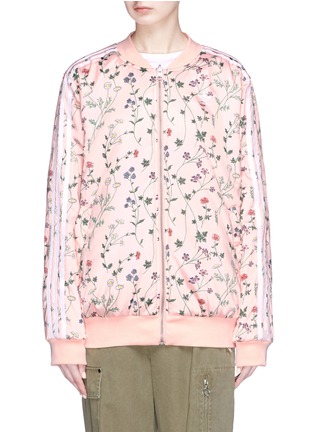 Main View - Click To Enlarge - ADIDAS - Reversible floral print bomber jacket