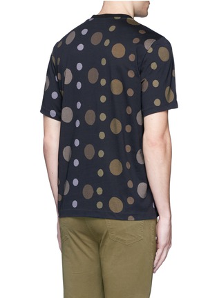 Back View - Click To Enlarge - PS PAUL SMITH - 'Large Dot' print cotton T-shirt