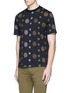 Front View - Click To Enlarge - PS PAUL SMITH - 'Large Dot' print cotton T-shirt