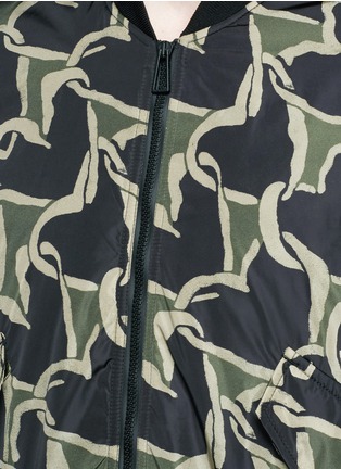 Detail View - Click To Enlarge - PS PAUL SMITH - 'Chain-link Heart' print bomber jacket