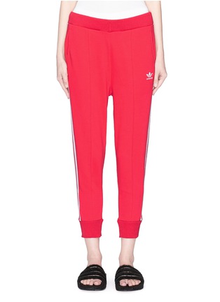 Main View - Click To Enlarge - ADIDAS - 3-Stripes cropped track pants