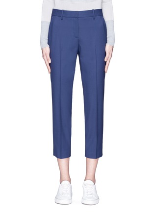 Main View - Click To Enlarge - THEORY - 'Treeca 2' cropped wool pants