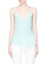 Main View - Click To Enlarge - THEORY - Asymmetric mock wrap silk georgette camisole top