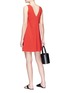 Figure View - Click To Enlarge - THEORY - V-neck crepe shift dress