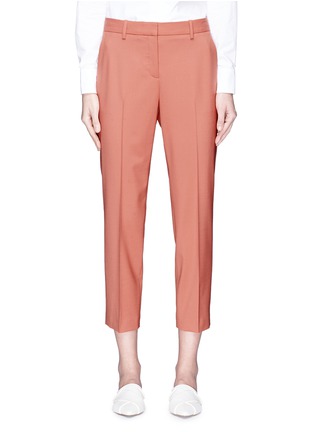 Main View - Click To Enlarge - THEORY - 'Treeca 2' cropped wool pants