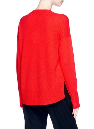 Back View - Click To Enlarge - THEORY - 'Kerenia' high-low cashmere sweater