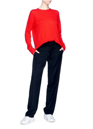 Figure View - Click To Enlarge - THEORY - 'Kerenia' high-low cashmere sweater