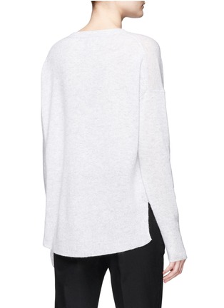 Back View - Click To Enlarge - THEORY - 'Kerenia' high-low cashmere sweater