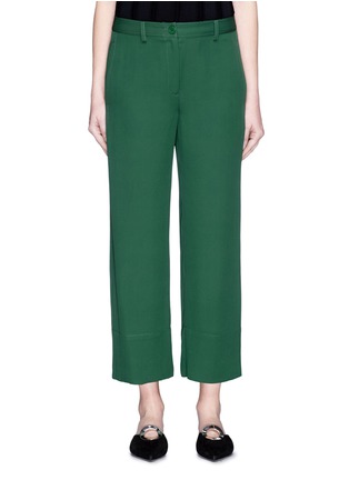 Main View - Click To Enlarge - THEORY - 'Fluid' silk georgette cropped pants