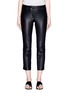 Main View - Click To Enlarge - THEORY - 'Classic Skinny' cropped leather pants
