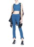 Figure View - Click To Enlarge - PHVLO - Detachable waist belt body sculpting performance leggings