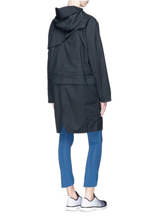 Back View - Click To Enlarge - PHVLO - Detachable hem hooded rainproof coat