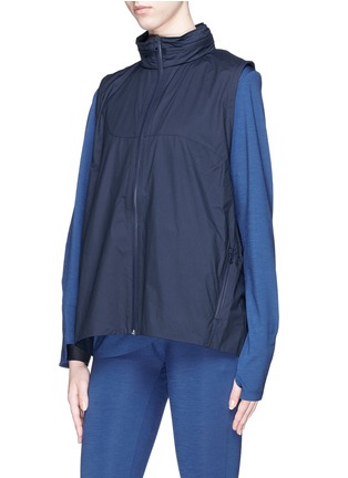 Detail View - Click To Enlarge - PHVLO - Convertible puffed sleeve rainproof jacket